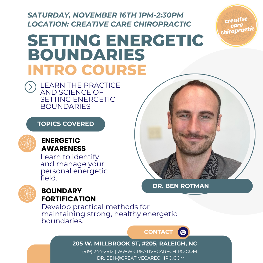 Setting Energetic Boundaries — Intro Course